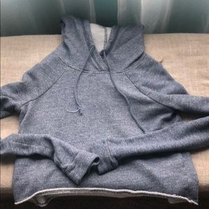 hollister cropped hoodie